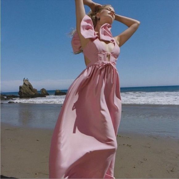 For Love And Lemons Pink Maxi Dress - Picture 3 of 4